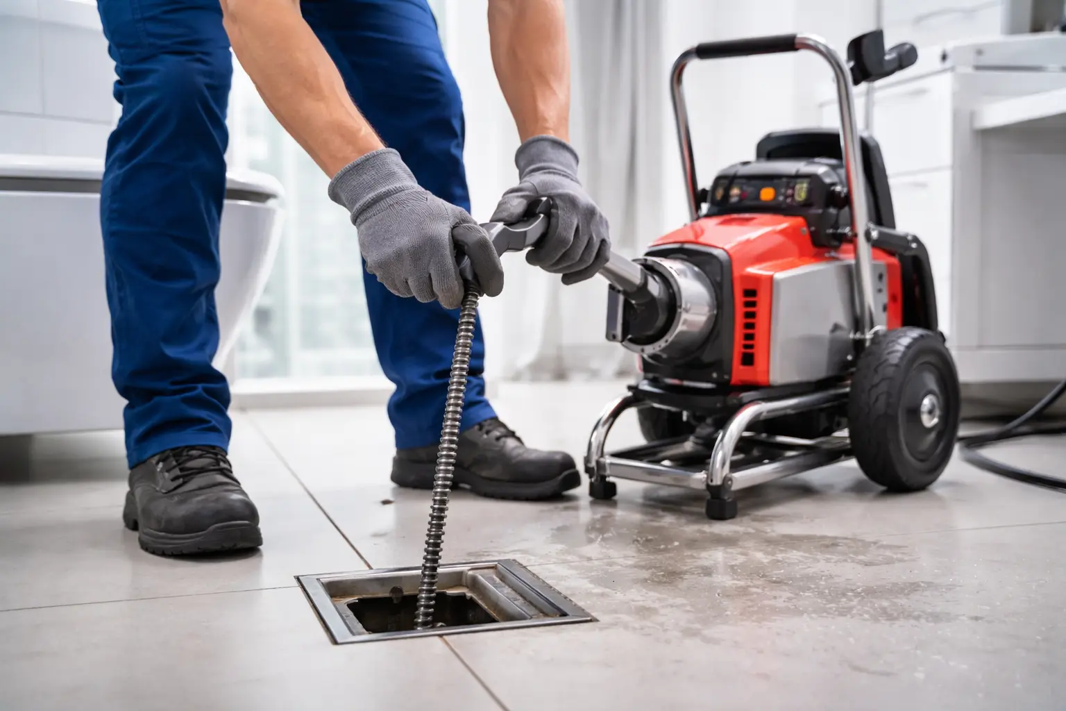 Robotla kırmadan tıkanıklık açma